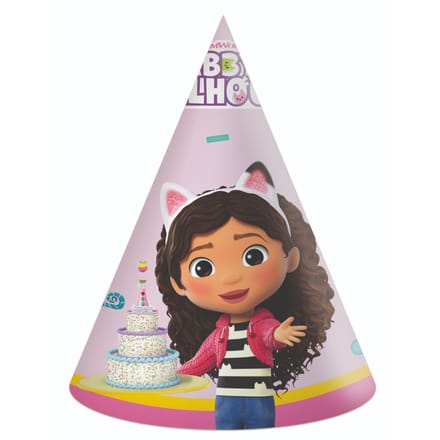 Gabby's Dollhouse Feesthoedjes 6 Stuks