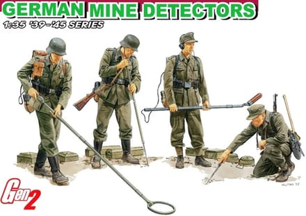 Dragon Modelbouwpakket Militaire voertuigen - 6280 German Mine Detectors - Gen2 Plastic - 1:35 - Modelbouw