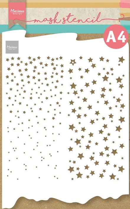 Mask stencil A4 Slimline starry night