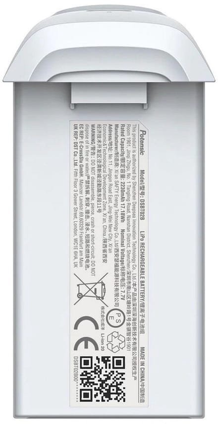 Potensic Intelligente Vlucht Batterij - compatibel voor Atom & Atom 2 - 2230mAh - Droneaccessoires