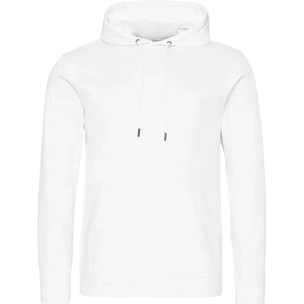 Just Hoods Sports Polyester Hoodie JH006 - ARCTIC WHITE - L