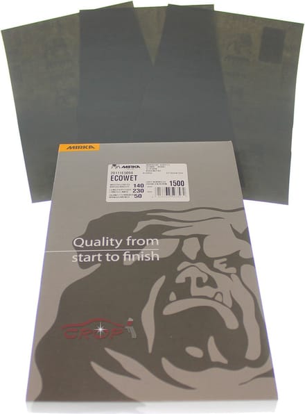 MIRKA Waterproof Schuurpapier 140x230mm - P2500