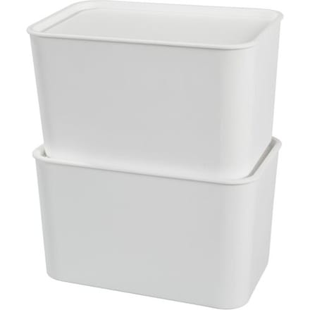W5 Opbergboxen met deksel 5 L - 2 stuks