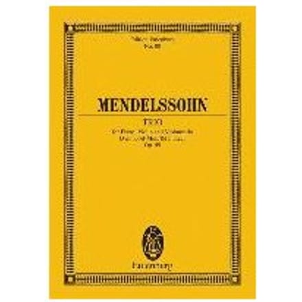 Piano Trio D Minor Op 49 - MENDELSSOHN BARTHOLD