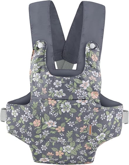 Poppen Draagzak - Poppen Accessoire - Kind Spel - Drie Draagwijzen - 33 x 28 cm - Grijs