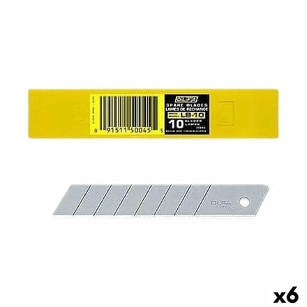 Snijmes Olfa 10 x 1,8 cm (6 Stuks)