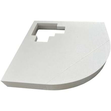 Sturotec tub support for Hoesch Muna rectangular shower tray 100 x 100 cm, STWHO155