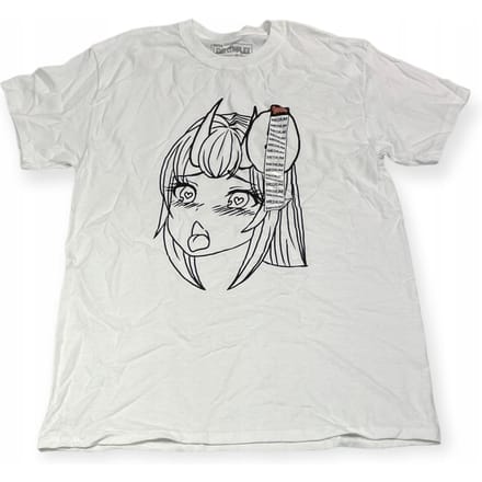 Koszulka T-shirt męski okrągły dekolt SPENCER'S LEWD COMPLEX M white