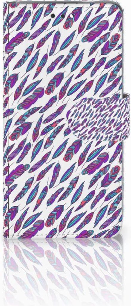 Nokia 3.1 (2018) Telefoon Hoesje Feathers Color