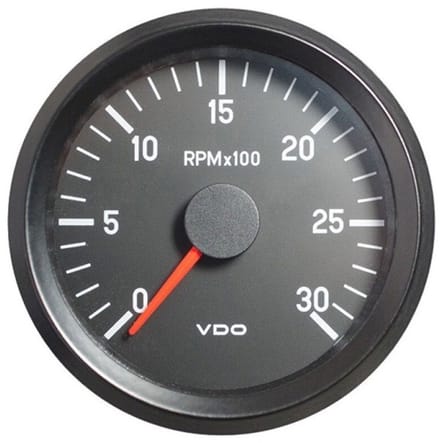 VDO Cockpit International Toerenteller 3.000 RPM 80mm 24V