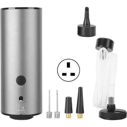 Huishoudelijke Elektrische Vacuümpomp Handheld Vacuümsealer Draagbare Compressiepomp 100?240VUK Stekker gray
