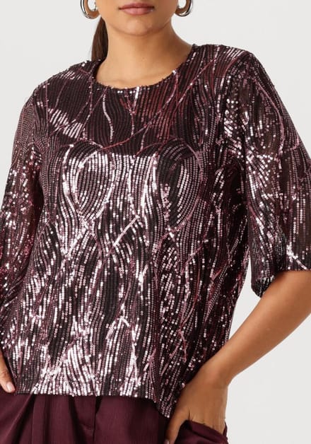 Moves Mandi Blouse 4522 Tops & T-shirts Dames - Shirt - Multi - Maat M
