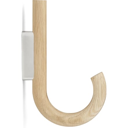 Gejst Hook wandhaak - chroom - Eiken