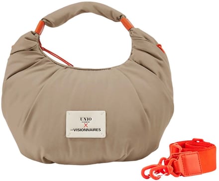 Unio Hamburg x Les Visionnaires schoudertas handtas Puffy Unio Kitzbuehel Toast beige
