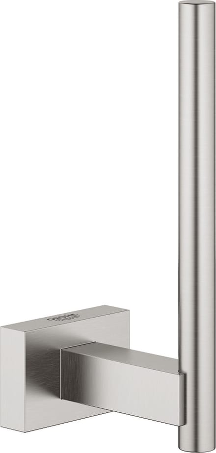 GROHE Essentials Cube Closetrolhouder - Supersteel (RVS look) - 40623DC1