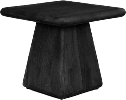 Tower Living Bijzettafel Asti Vierkant Zwart 60cm
