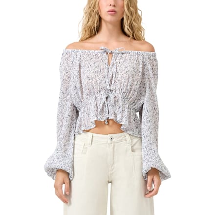 s.Oliver -qs Blouses Offwhite Taglia: 40 | Maglie a manica lunga Outlet | Donna | Bianco