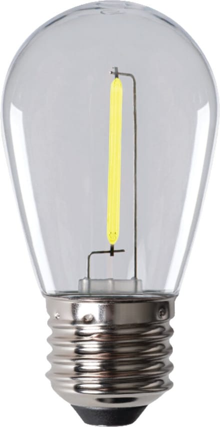 LED E27 ST45 Filament lamp - 0,9W - Groen - 75Lm - Geschikt voor prikkabel