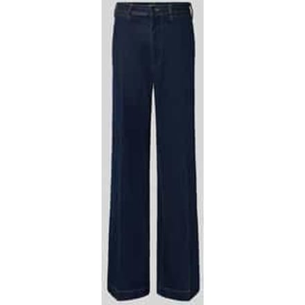 Wide & loose fit jeans van katoenmix