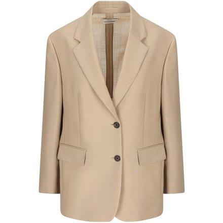Prada touwkleurige blazer