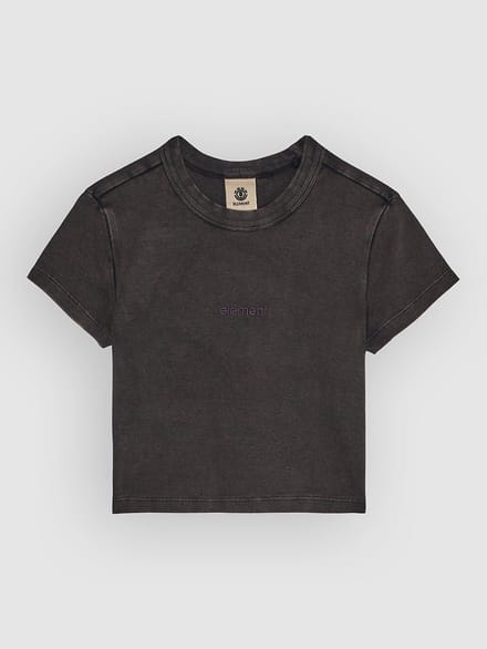 Element Lowcase Crop T-Shirt zwart