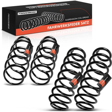 Frankberg 4x Veer Vooras Achteras voor Audi A2 8Z0