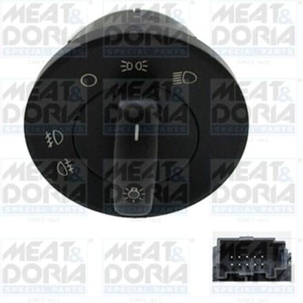 Schakelaar, hoofdlicht MEAT & DORIA 23861