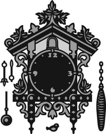 Marianne Design Craftable Mal Cuckoo clock CR1388 11.0x16.5cm