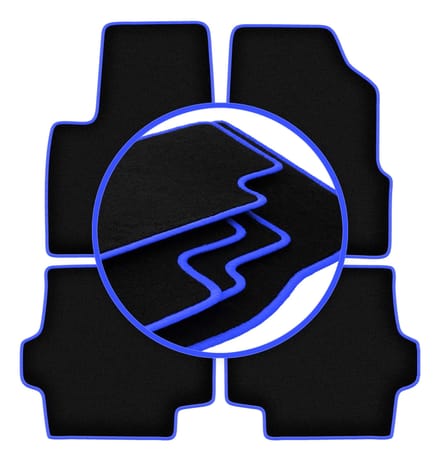 CARLUX-BLUE automatten voor: Chrysler Pacifica SUV (2003-2008)