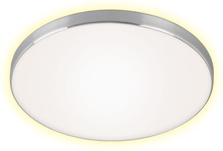 Briloner Leuchten Plafondlamp Backlighteffekt 18W LED plastic wit-alu