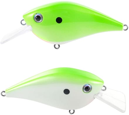 River7 The Dude Two Tone Crankbait Green Lightning 6.5cm Green Lightning