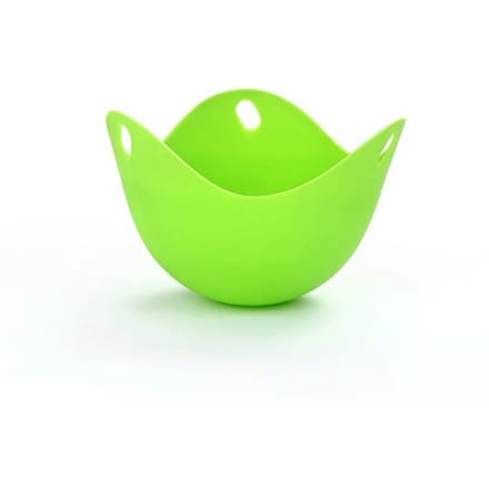 Pocher à œufs en Silicone, dosettes de braconnage, moule de poêle, outil de cuisine, 1 pièce vert