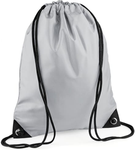 Premium Gymsac Sporttas BagBase - 11 Liter Light Grey