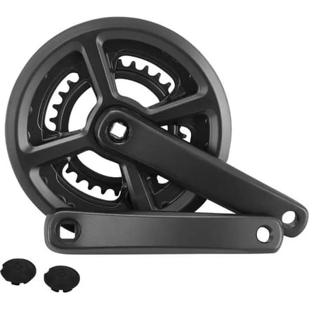 Aluminium crankstel met kettingbeschermer P2R 9V