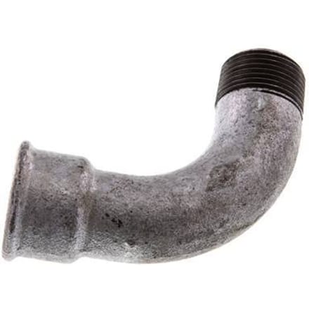 90° L-Koppeling 3/4'' Buitendraad R X Binnendraad Rp Lang Gietijzer 25bar [2 Stuks]