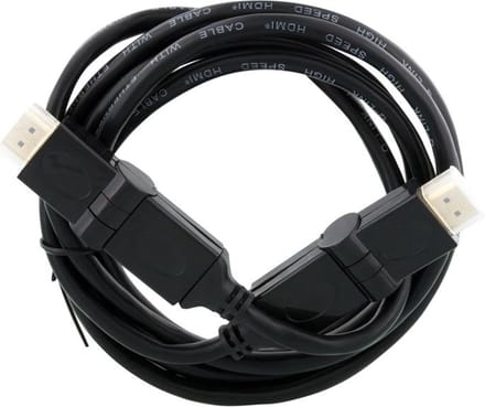 Q-Link HDMI kab hi speed gold plated draaibaar 2m