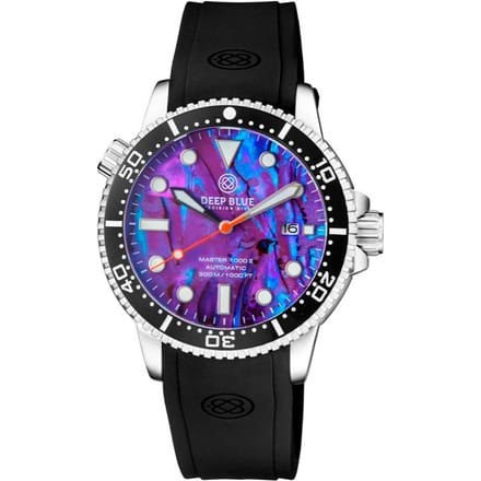 Deep Blue Master 1000 II MSTR442PURPABLN Heren Horloge 44MM 30 ATM
