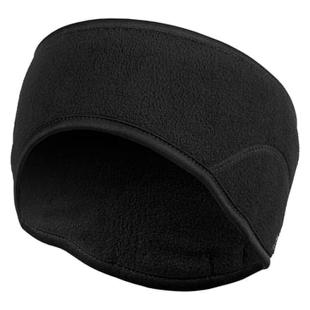 Thermo hoofdband uniseks - Zwart - 2-Stuks - One Size