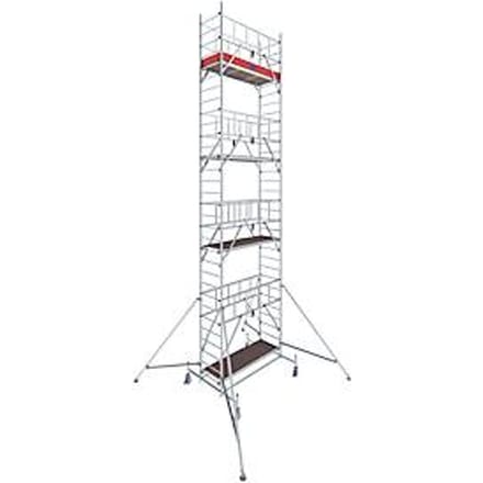 Krause rolsteiger ProTec - aluminium - werkhoogte tot 9,3 m - draagvermogen tot 200 kg/m² - met platform