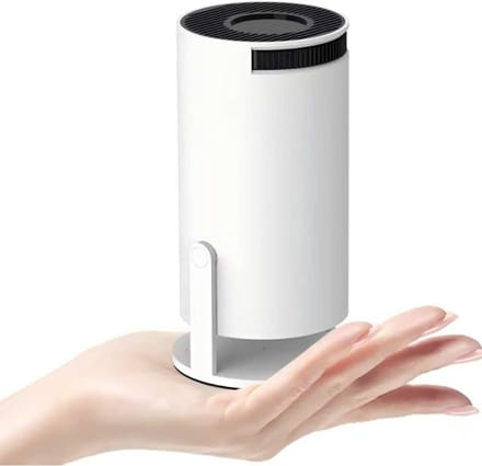 TIM® Draagbare beamer - Beamer - Projector - Mini Beamer - Wit - ‎ 17cm x 12cm x 13cm