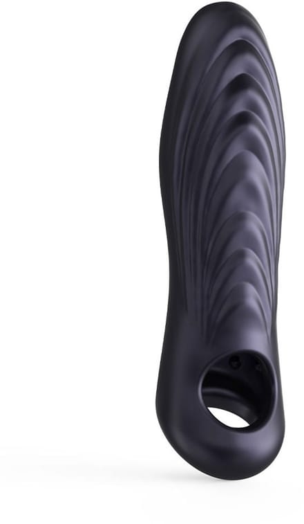 ManWan - Ryzer MAX - Penis Extender en Zachte Masturbatie Sleeve - Black Plum