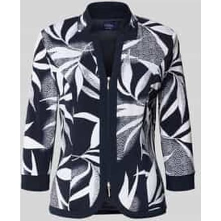 regular fit longblazer met ritssluiting