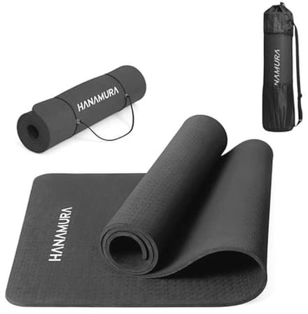 Extra Dikke Yoga Mat - TPE Materiaal - Milieu Vriendelijk - 61 x 183 cm