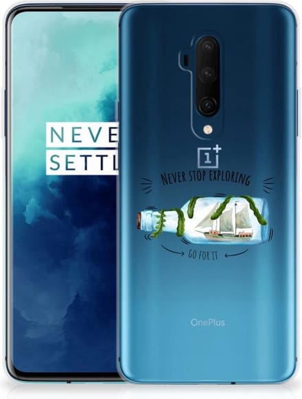 OnePlus 7T Pro Telefoonhoesje met Naam Boho Bottle