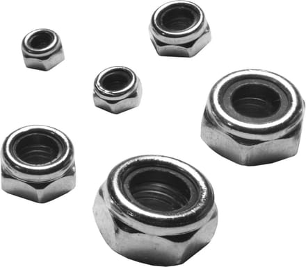 Set van 200 stuks zelfborgende moeren (M4-M12, in 2 doosjes)
