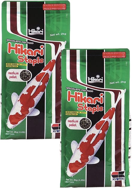 Hikari Staple Medium - Vijvervoer - 2 x 2 kg