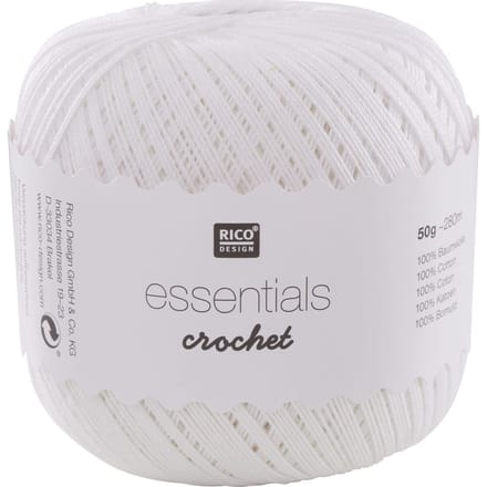 Rico Design Essentials Crochet - Wit