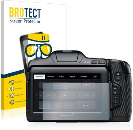 Screenprotector voor Pocket Cinema Camera 6K Pro / G2 Beschermglas transparant