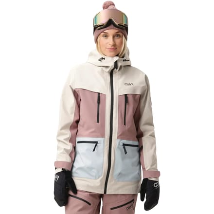 Colourwear Transfer Ski/snowboard jas Dames Taupe dessin L/40