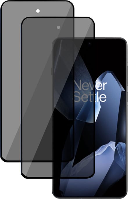 2x Privé Screenprotector geschikt voor OnePlus 13 Screenprotector - Privacy Beschermglas - Privacy Proteqt+